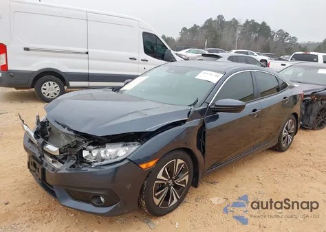 2017 Honda Civic Ex-L из США, поврежденный, VIN 19XFC1F8XHE027262